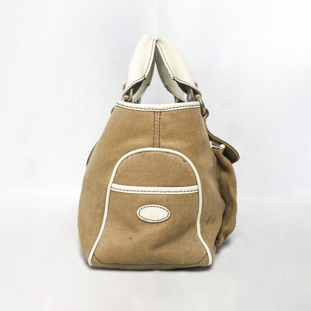 Celine leather trim canvas Boogie bag - Picture 6 of 14